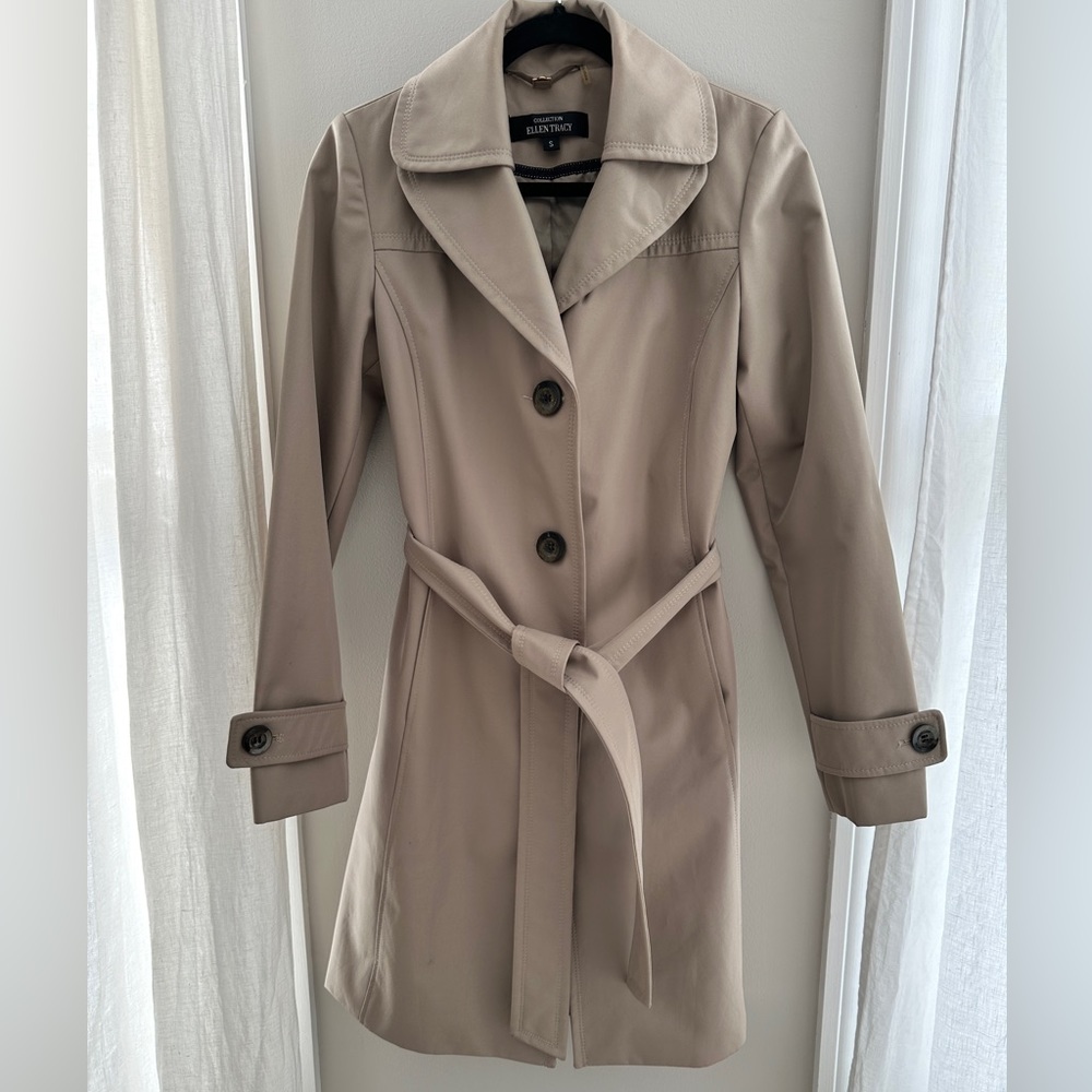 Ellen Tracy Collection Trench Coat - Small